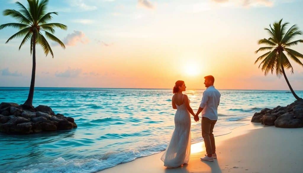 Escapades idylliques en terres exotiques pour jeunes mariés