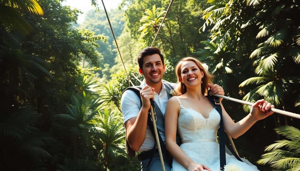 Activités d'aventure pour un voyage de noces réussi