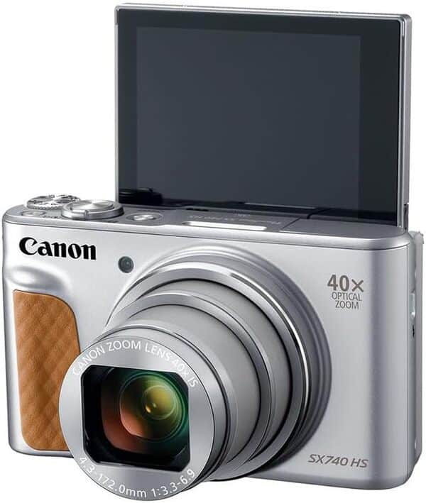 Canon - Powershot SX740 - Appareil Photo Numérique Compact - Argent 2956C002