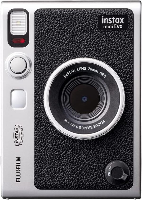 FUJIFILM INSTAX Mini Evo Black USB-C & m Instax 70100137913 Mini Développement Instantané Monochrome