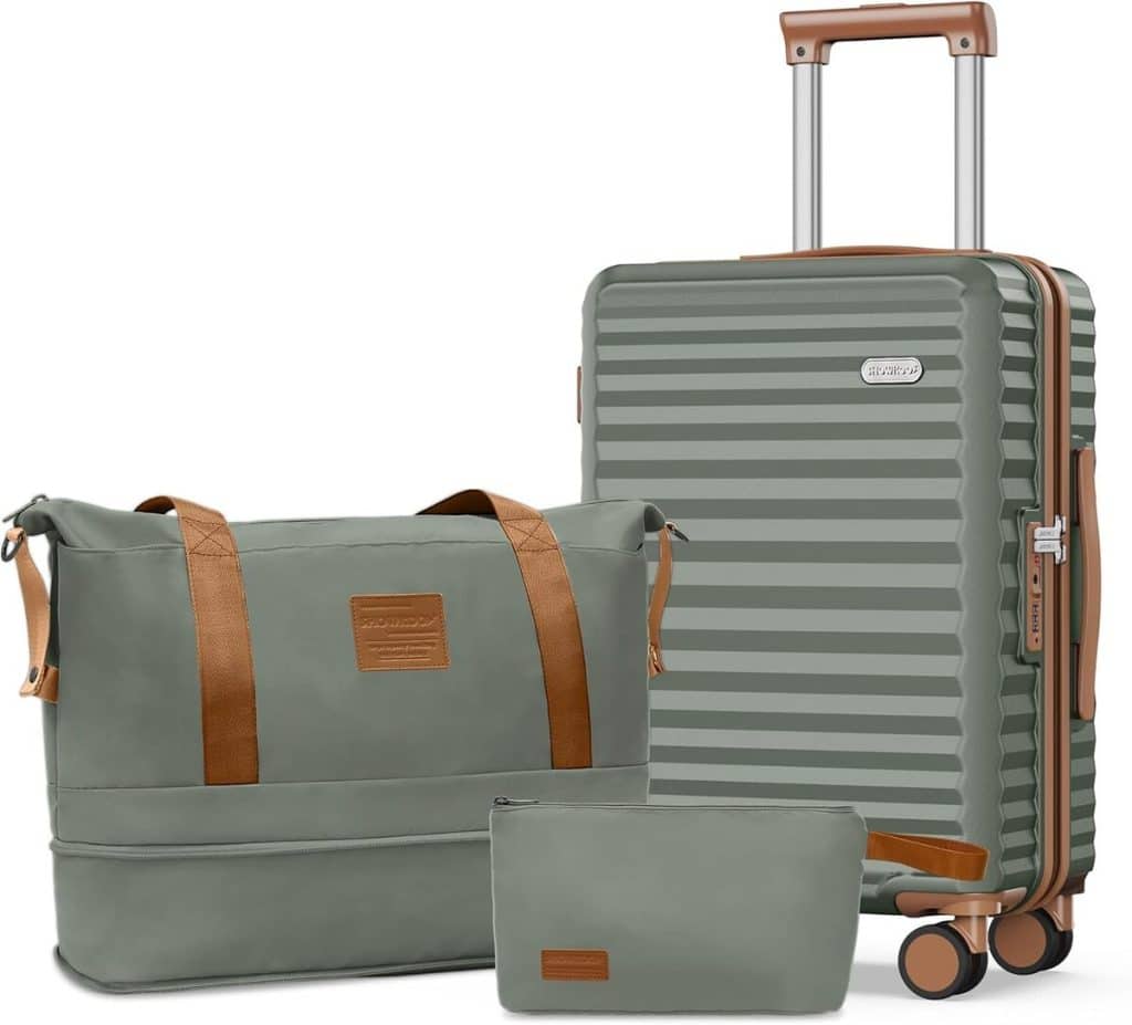 Test de la valise rigide SHOWKOO L verte : légèreté et durabilité