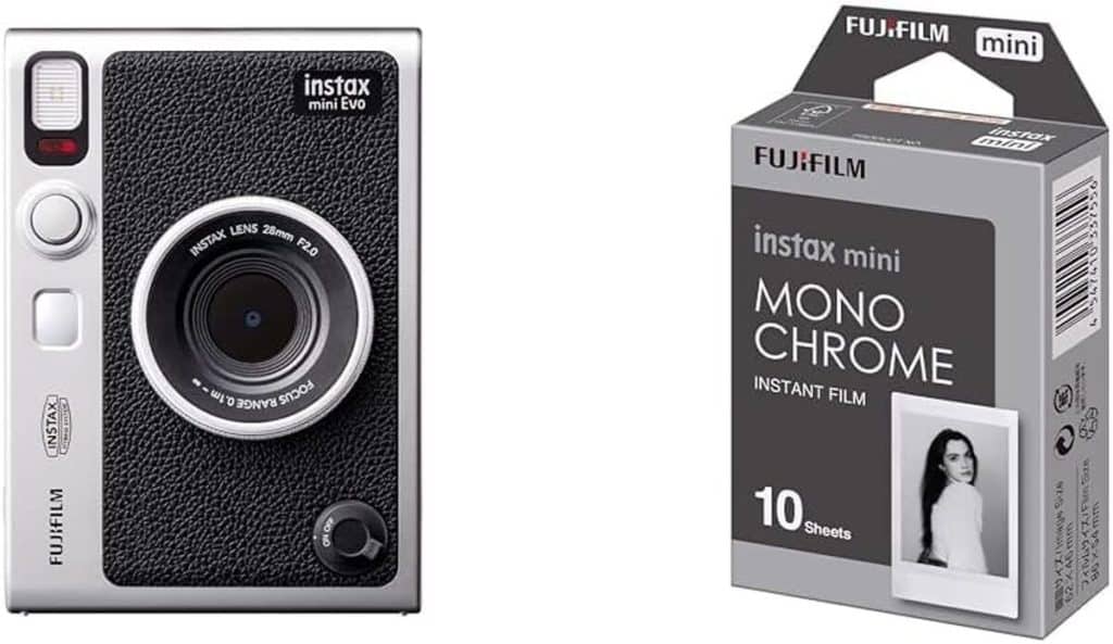 Test du Fujifilm Instax Mini Evo : développement instantané en monochrome