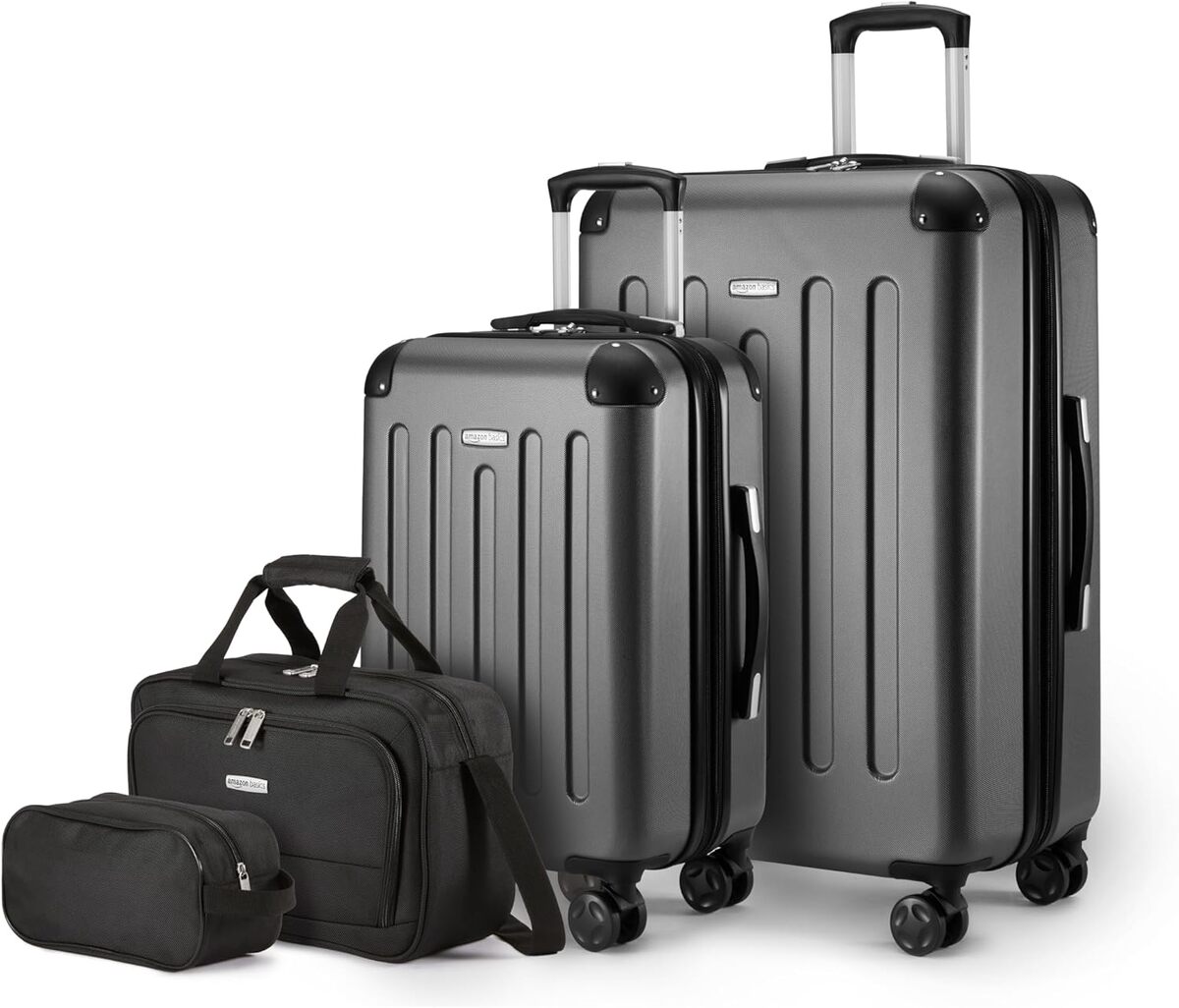 Test : ensemble de bagages rigides Amazon Basics, 4 pièces