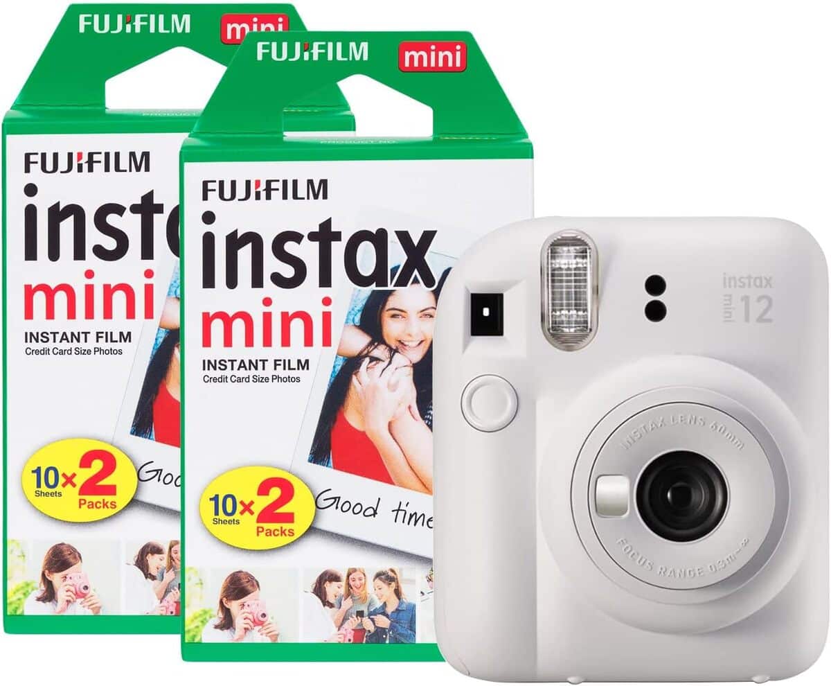 Test : fujifilm Instax Mini 12, l'appareil photo instantané avec pellicules