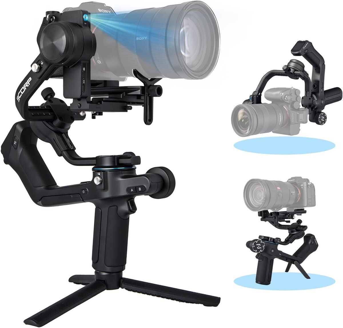 Test : stabilisateur Feiyutech SCORP 2, le compagnon parfait des appareils photo