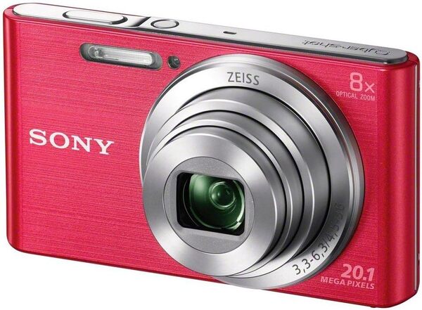 Sony DSC-W830P Appareil Photo Numérique Compact, 20.1Mpix, Zoom Optique 8x, Stabilisation Optique - Rose