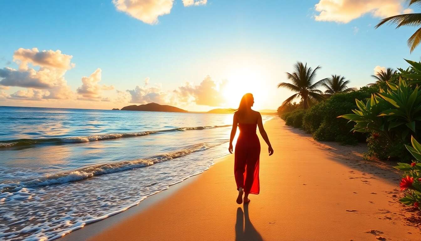 Vacances romantiques aux caraïbes sans se ruiner