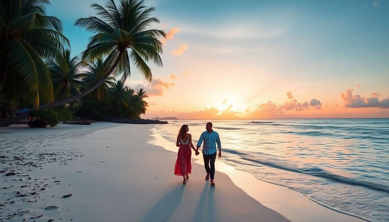 Les &icirc;les incontournables pour une escapade romantique