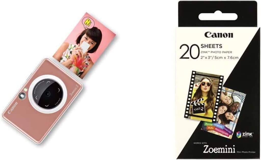 Test Canon Zoemini S : instantanéité et impression en poche