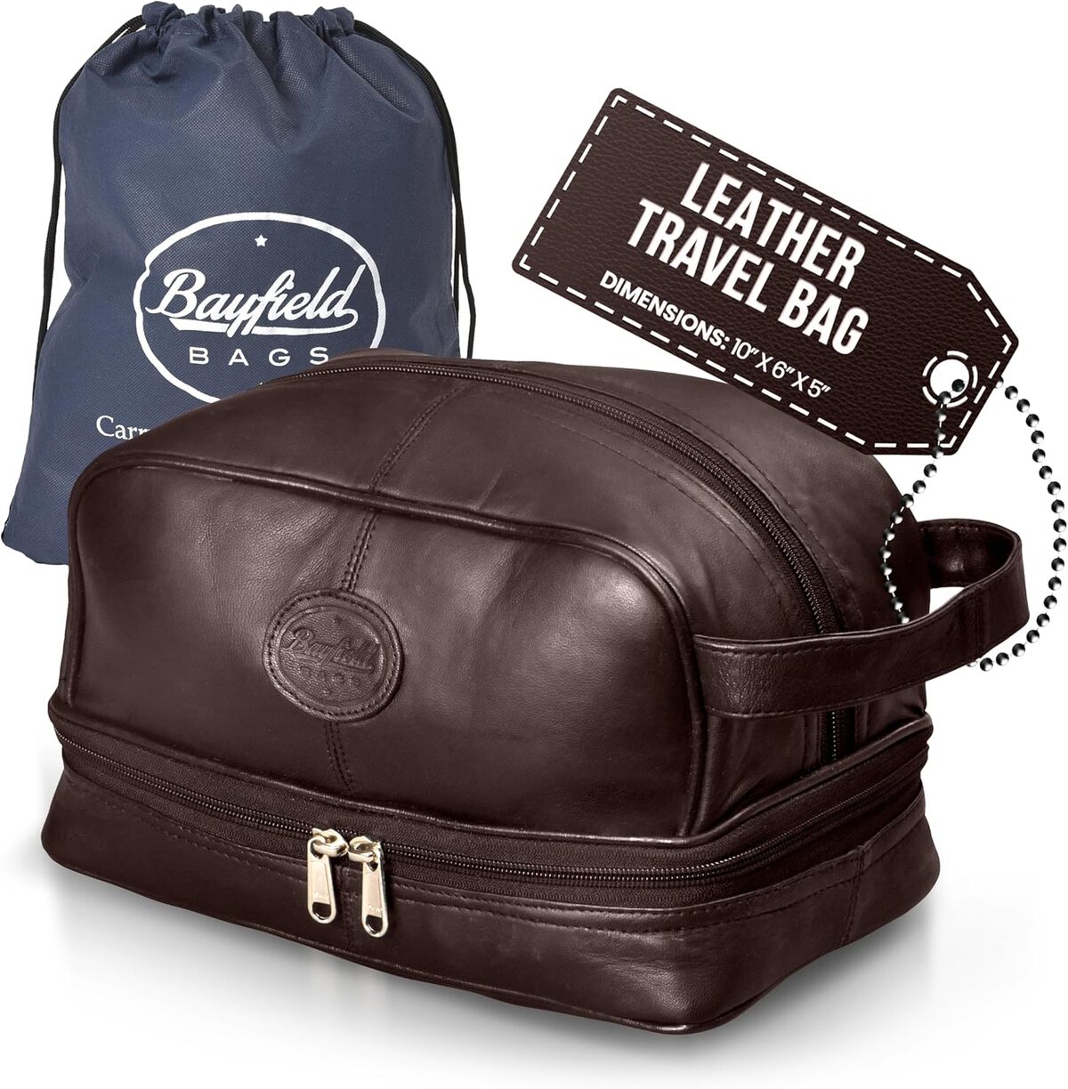 Test de la trousse de toilette Bayfield Bags Kit Dopp en cuir