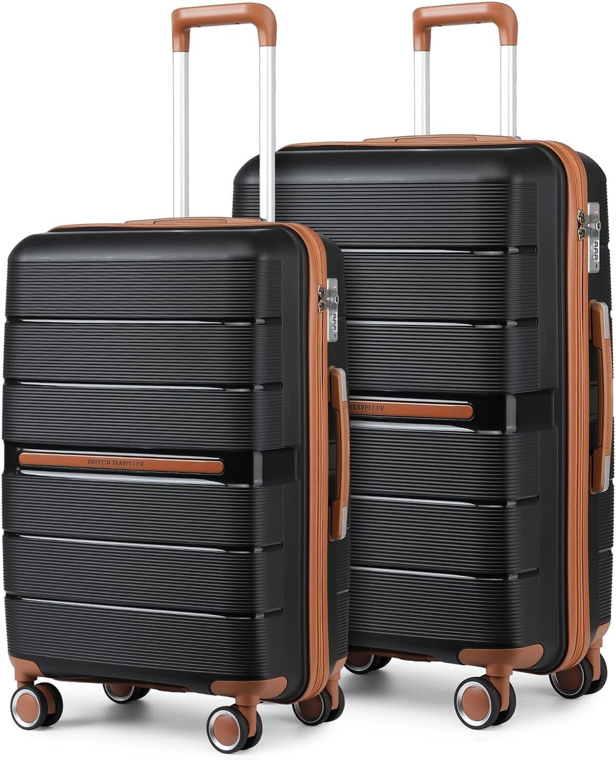 Test du set de valises rigides British Traveller avec serrure TSA
