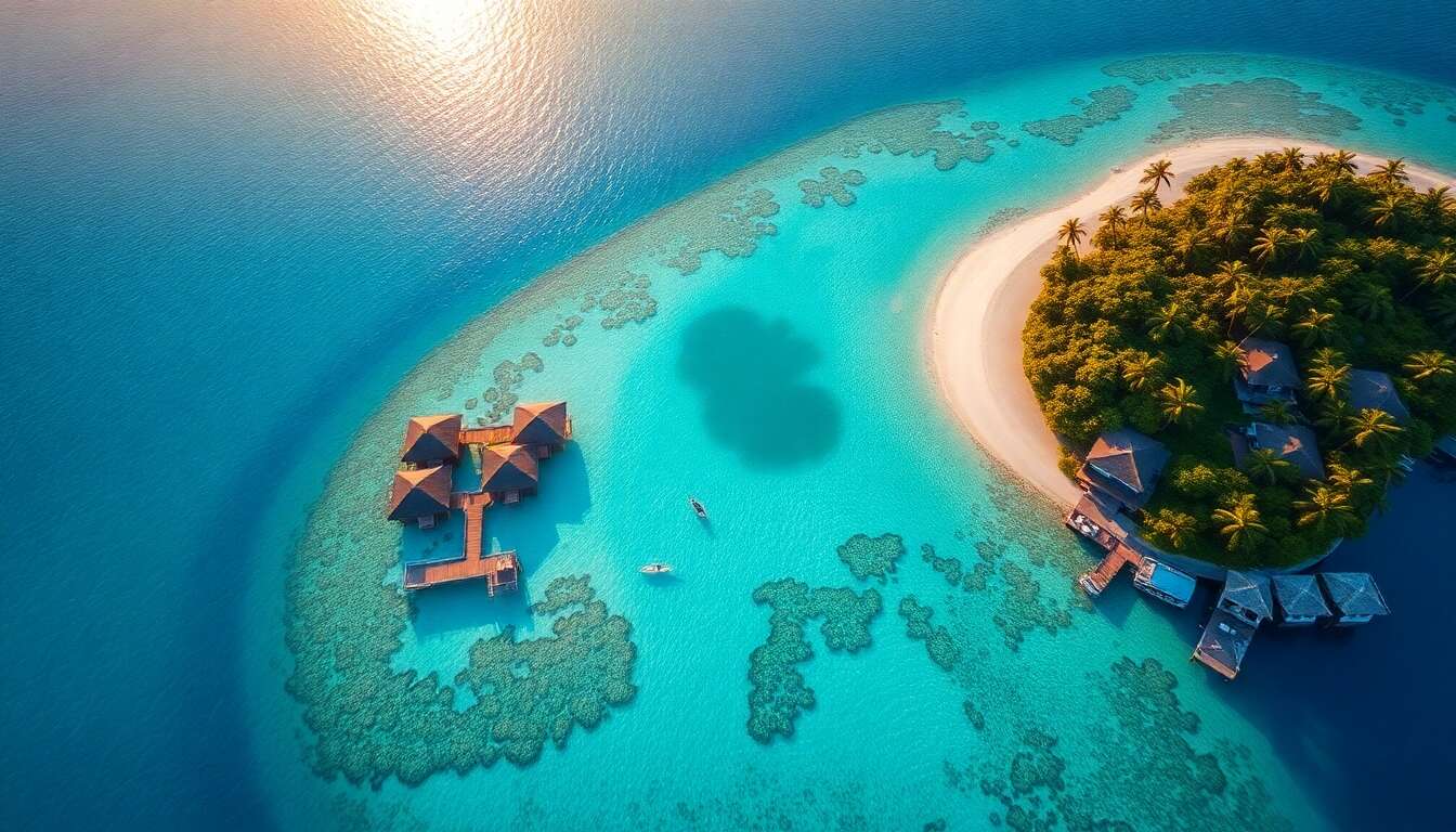 &eacute;vasion romantique dans les &icirc;les des maldives
