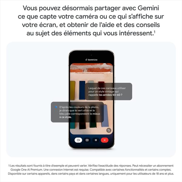 Google Pixel 9 Pro – Smartphone Android débloqué avec Gemini, Triple Appareil Photo arrière, 24 Heures d'autonomie et écran Super Actua 6,3 Pouces – Vert Sauge, 128GB