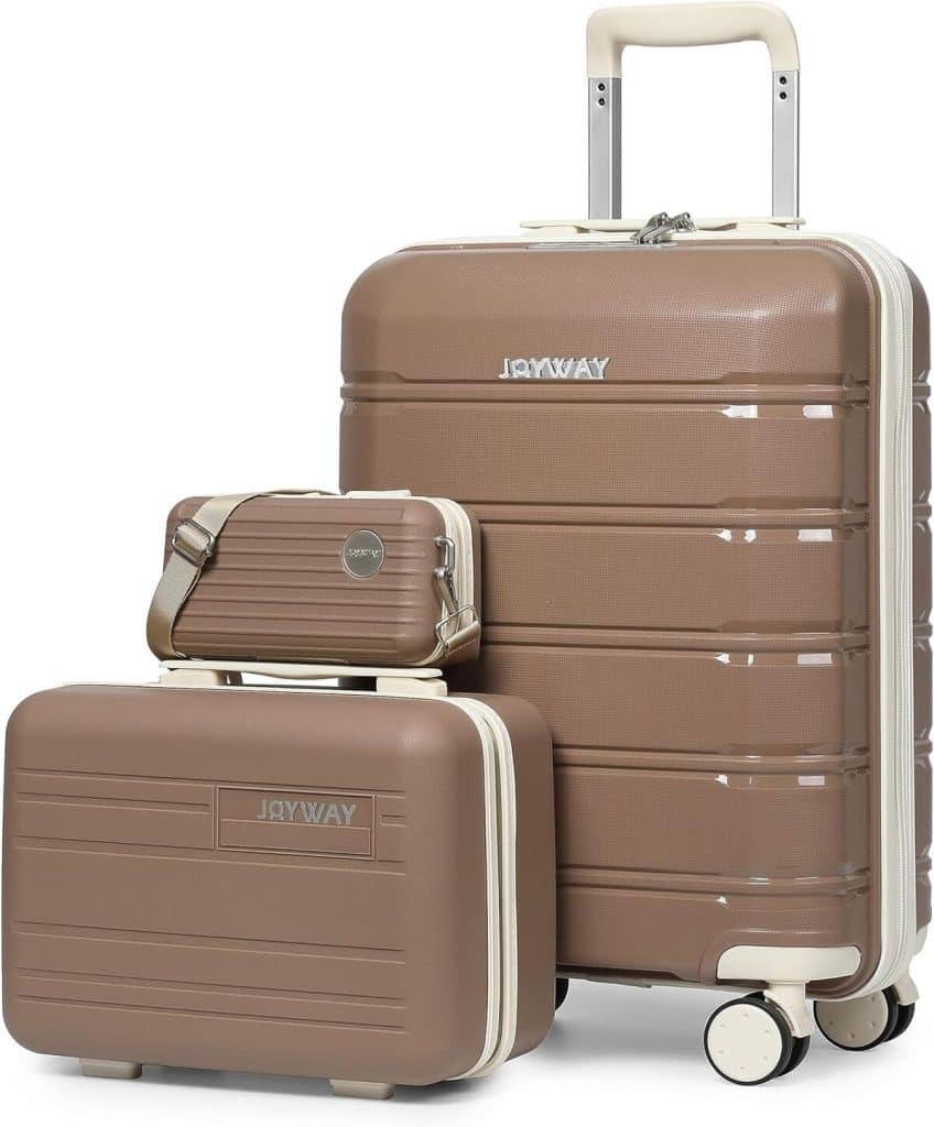 Test : ensemble de valises Joyway 5 pièces avec serrure TSA et roues spinner