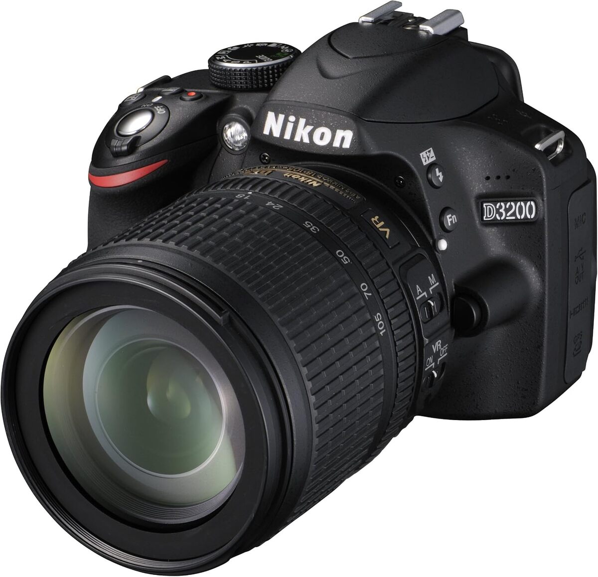 Test : nikon D3200 réflex 24, 2 Mpix avec objectif 18-105 mm VR noir