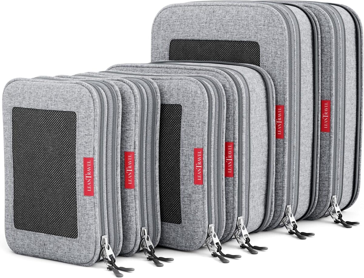 Test : organiseurs de bagages LeanTravel, lot de 6 compressions