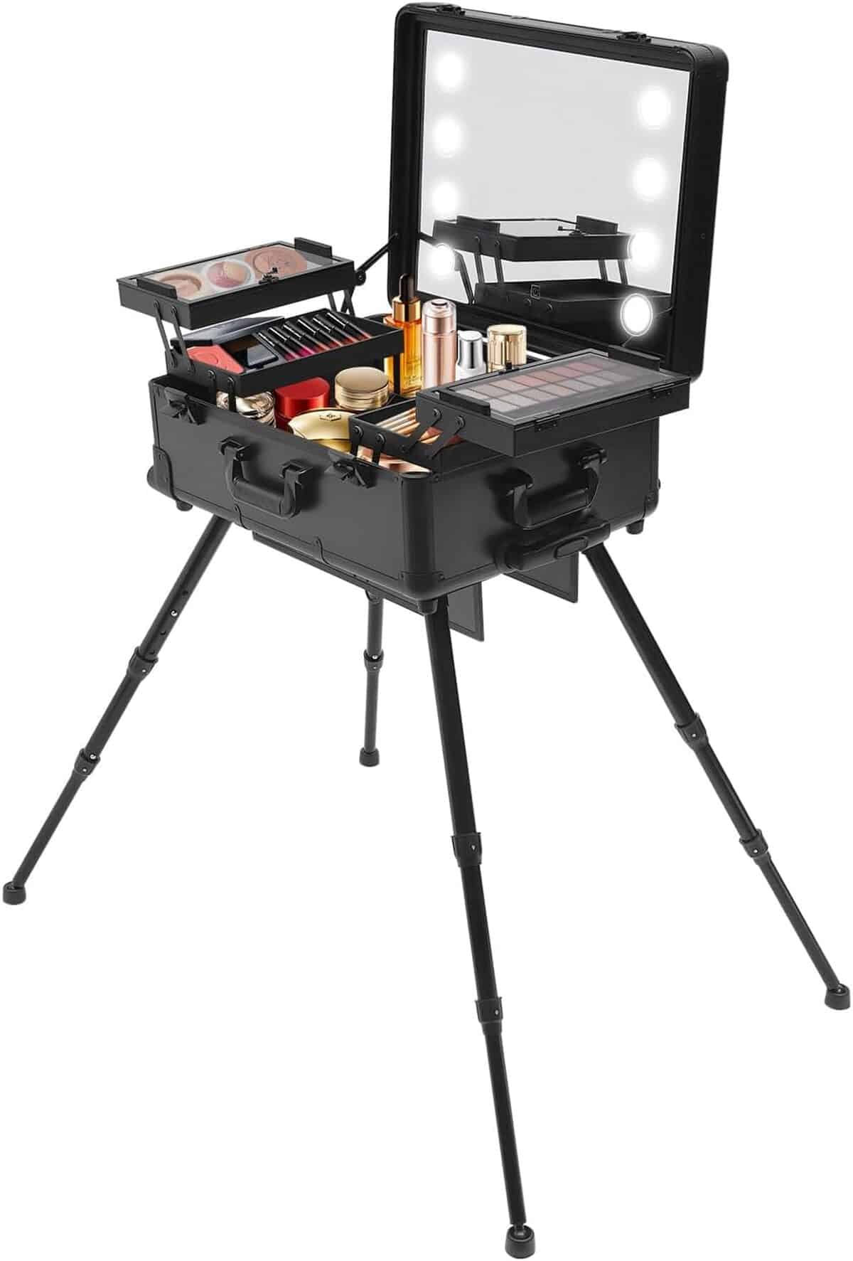 Test : valise de maquillage à roulettes MINRS ajustable et sécurisée