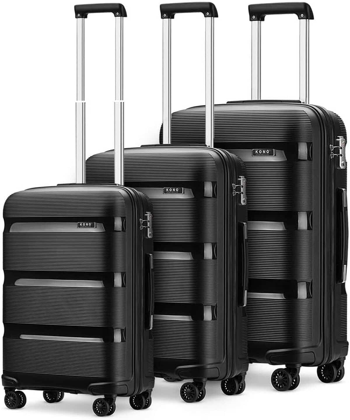 Test : valises Kono rigides avec serrure TSA, légères et robustes