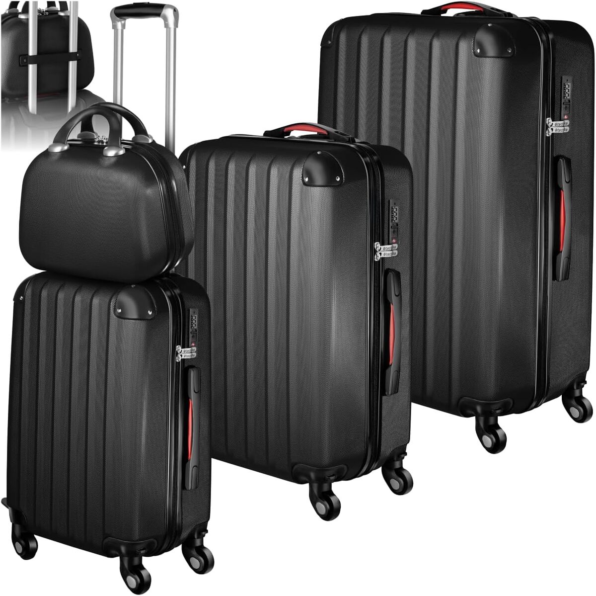 Test des valises cabine TecTake : légèreté et robustesse