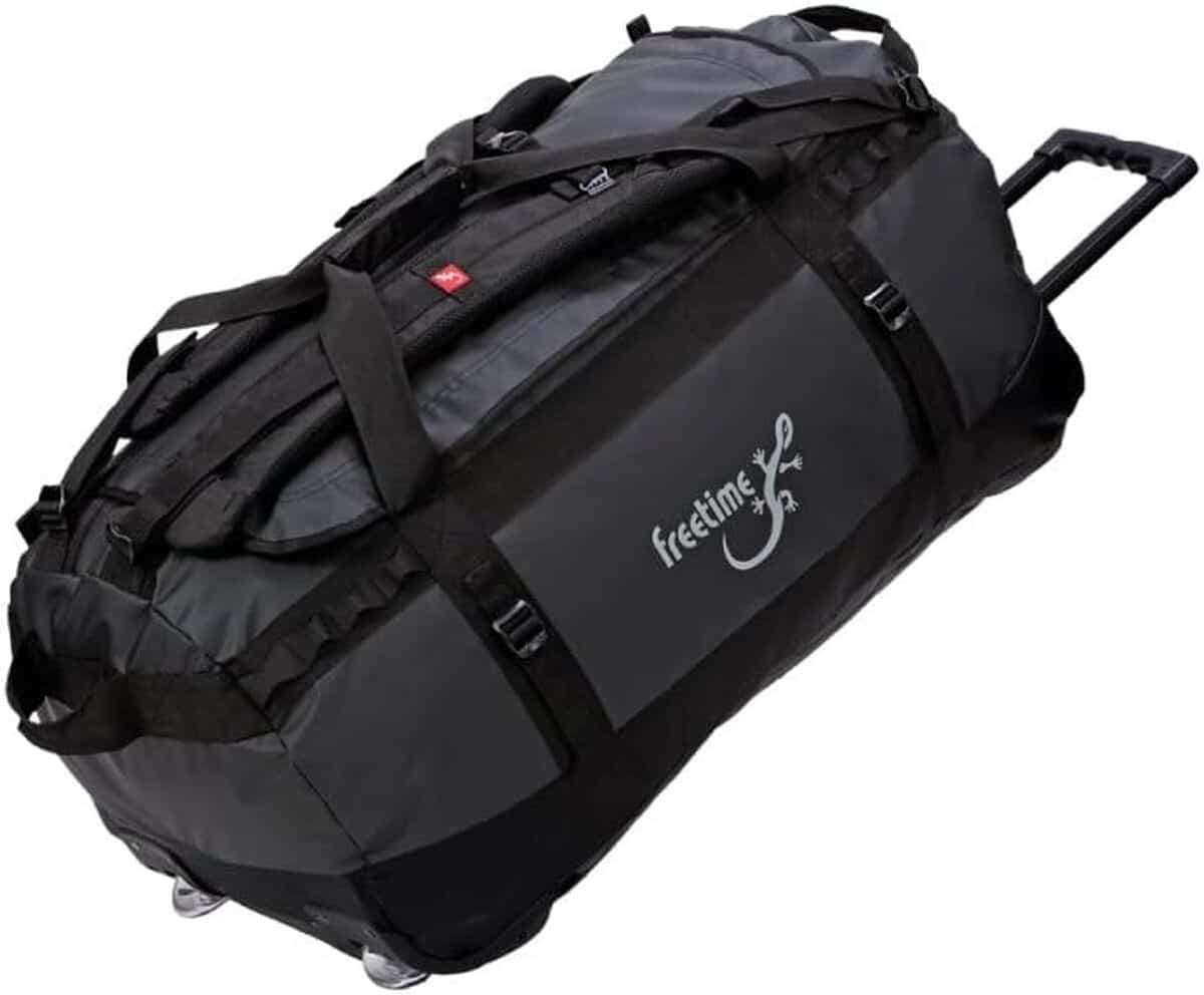 Test du duffel bag trolley 100L de Freetime