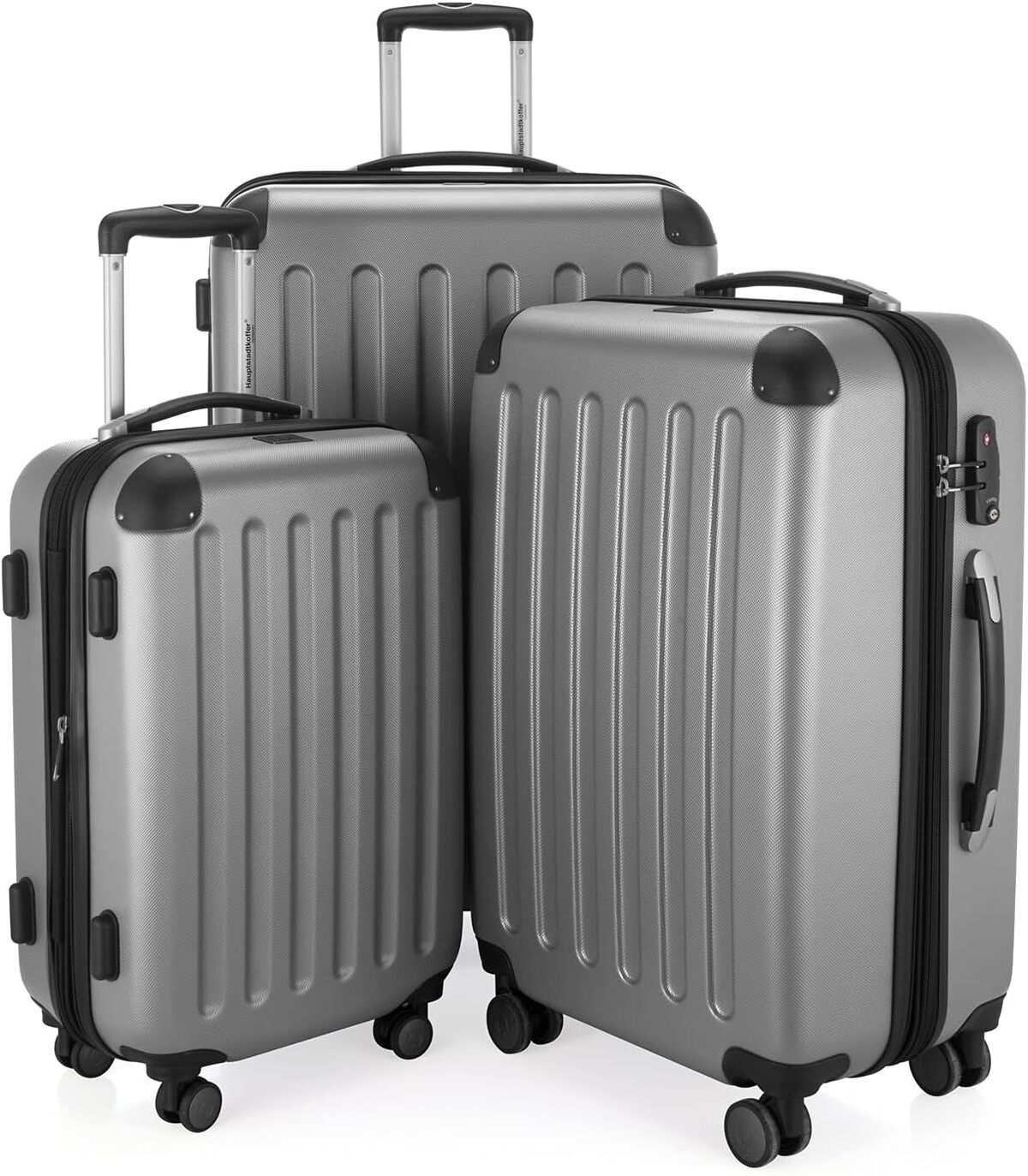 Test du lot de 3 valises Hauptstadtkoffer Spree argent