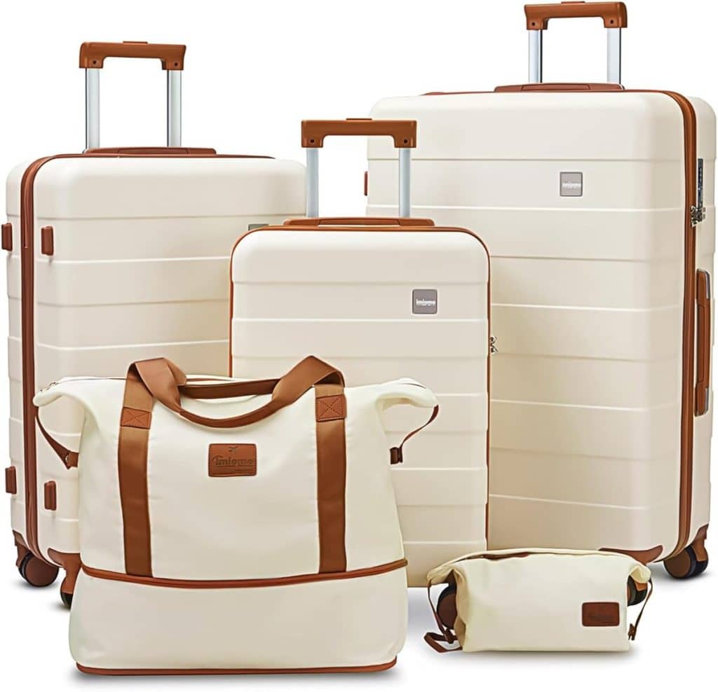 Test du set de valises 5 pièces imiomo : espace et sécurité au rendez-vous