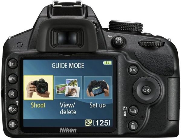 Nikon D3200 Appareil photo numérique Reflex 24.7 Kit + Objectif AF-S DX Nikkor VR 18-55 mm + Objectif 55-200 mm Noir