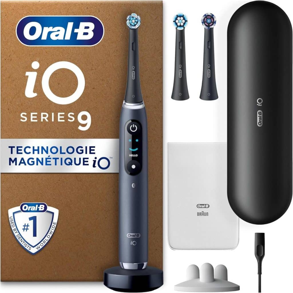 Test : oral-B iO 9 brosse à dents électrique, capteur de pression