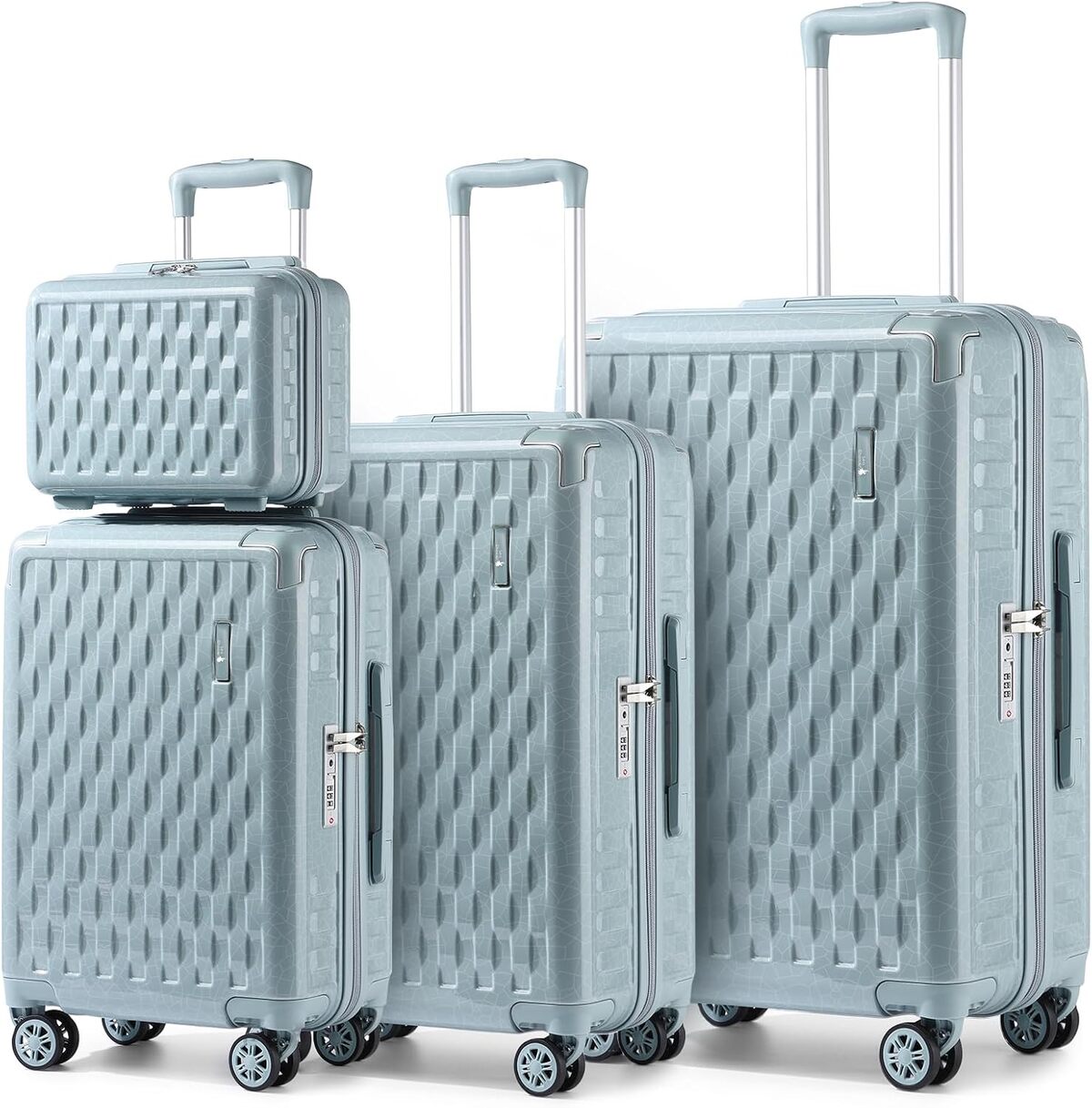 Test : valises Sea choice rigides à 8 roulettes et serrure TSA