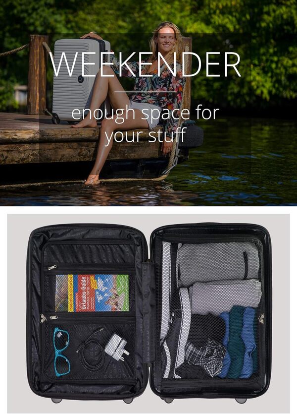 Hauptstadtkoffer Mitte Bagage - Ensemble de Bagage, Bleu foncé, 77 cm (L)