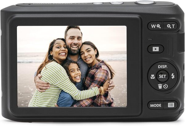 KODAK Pixpro - FZ45 - Appareil Photo Numérique Compact 16.44 Mégapixels - Noir - Blanc - 1280 x 720p