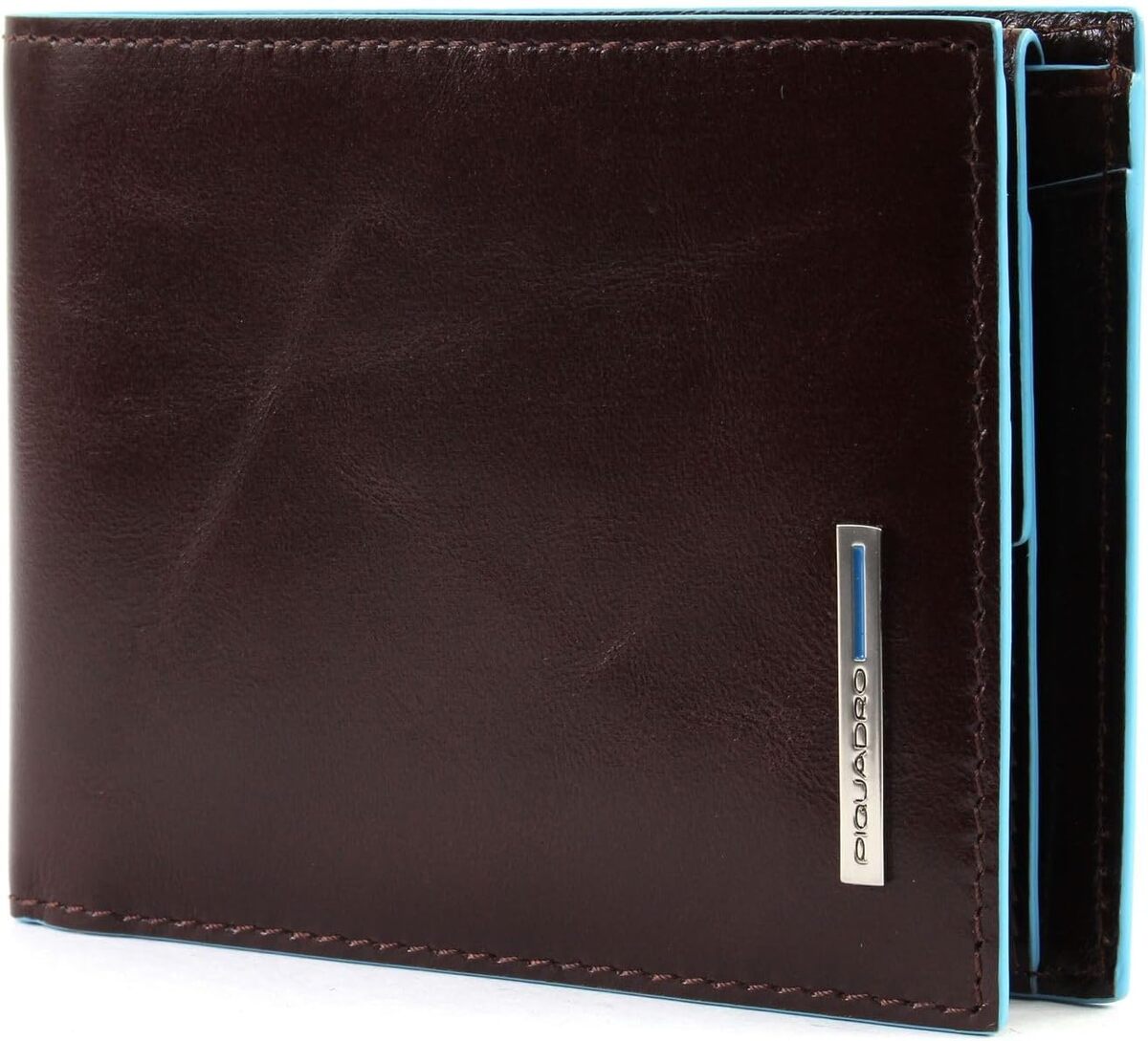 Évaluation du portefeuille en cuir piquadro couleur mogano