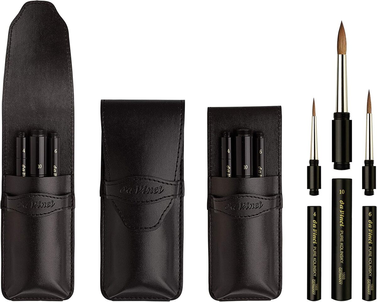 Test de la trousse de voyage en cuir Da Vinci 5382-1503