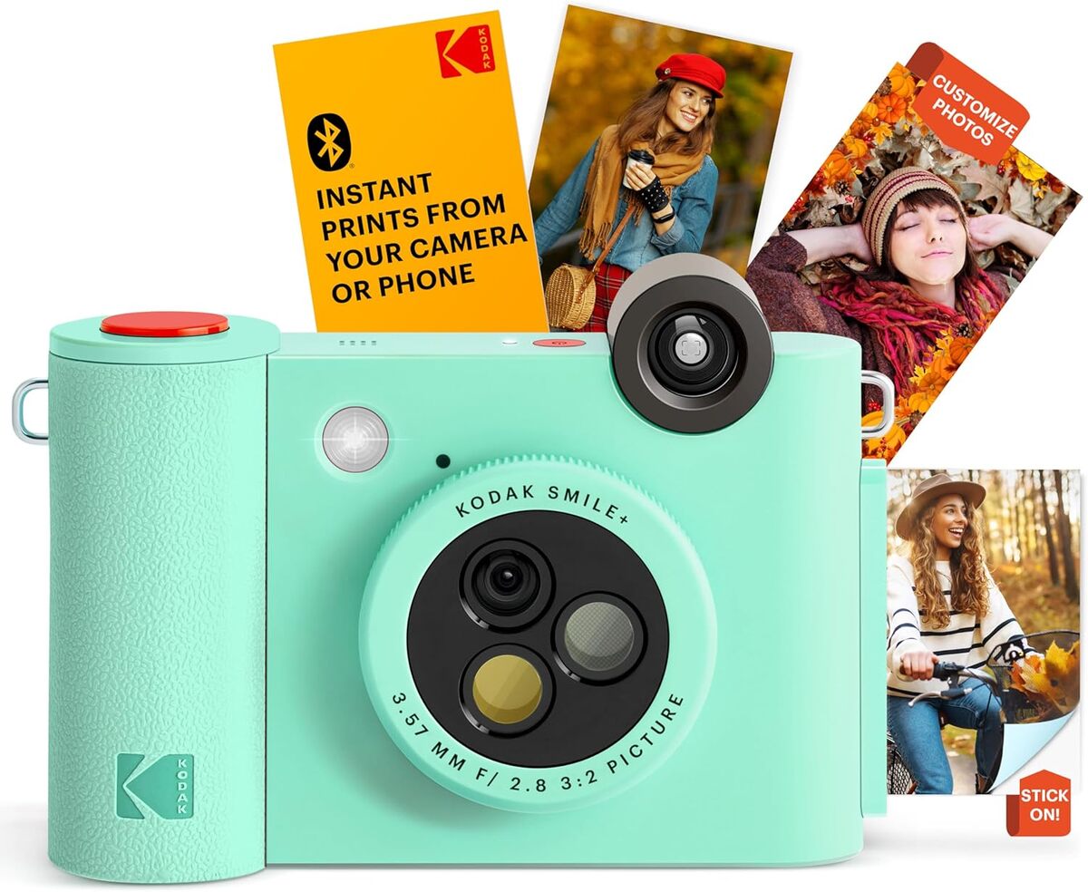 Test du Kodak Smile+ : appareil photo numérique à impression instantanée 10 MP avec imprimante Bluetooth verte