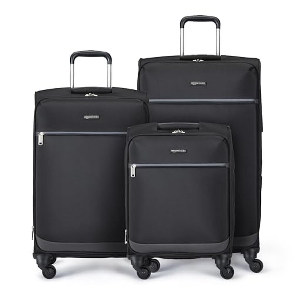 Test du set de 3 valises souples Amazon Basics : polyvalence et mobilité