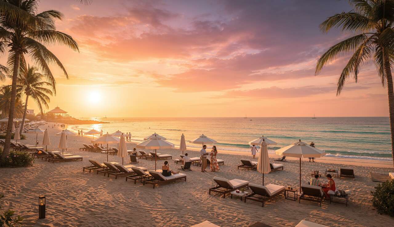 Plages et d&eacute;tente aux &eacute;mirats arabes unis