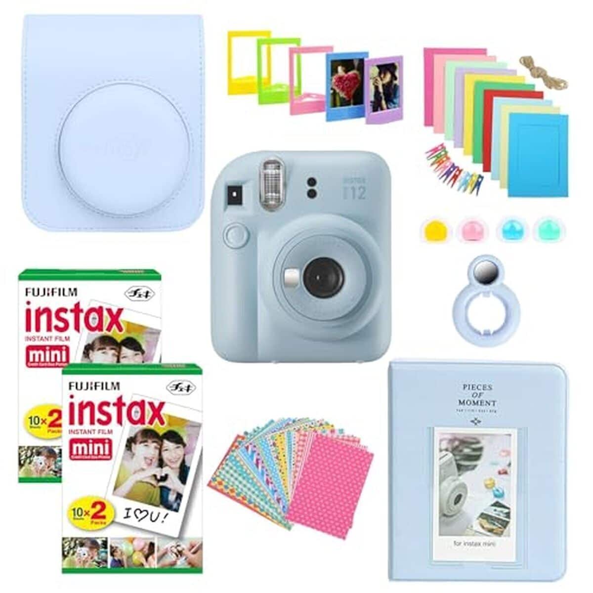 Test : appareil photo instantané Clikoze Mini 12 bleu pastel avec accessoires