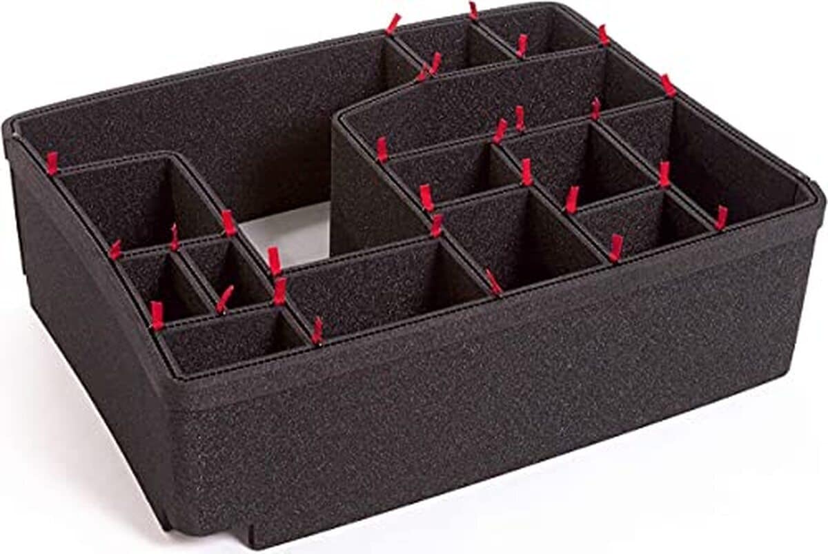 Test du kit TrekPak Peli 1560 : séparateurs pour valise Protector