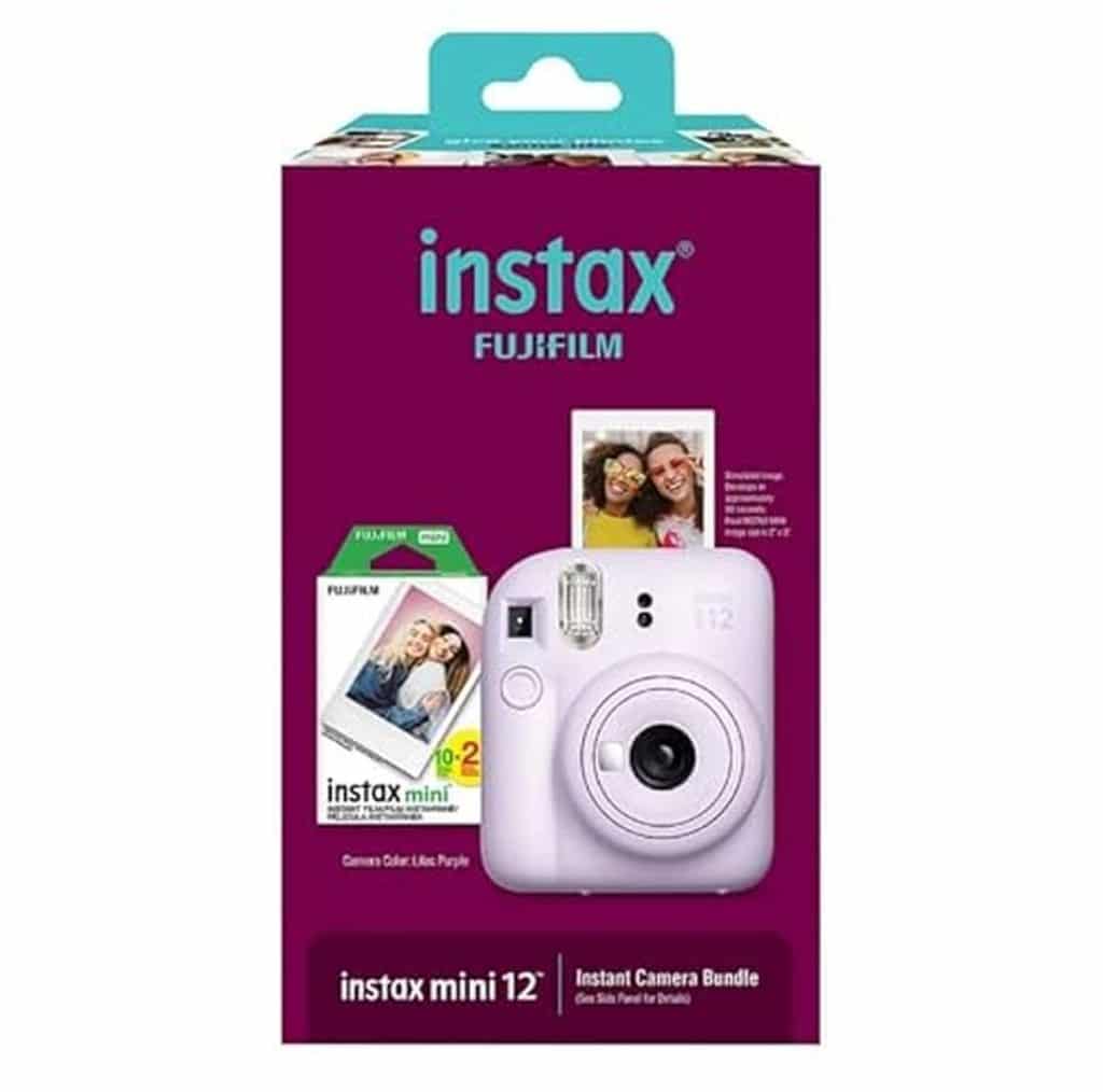 Test : fujifilm Instax Mini 12 avec film en bonus - lilas