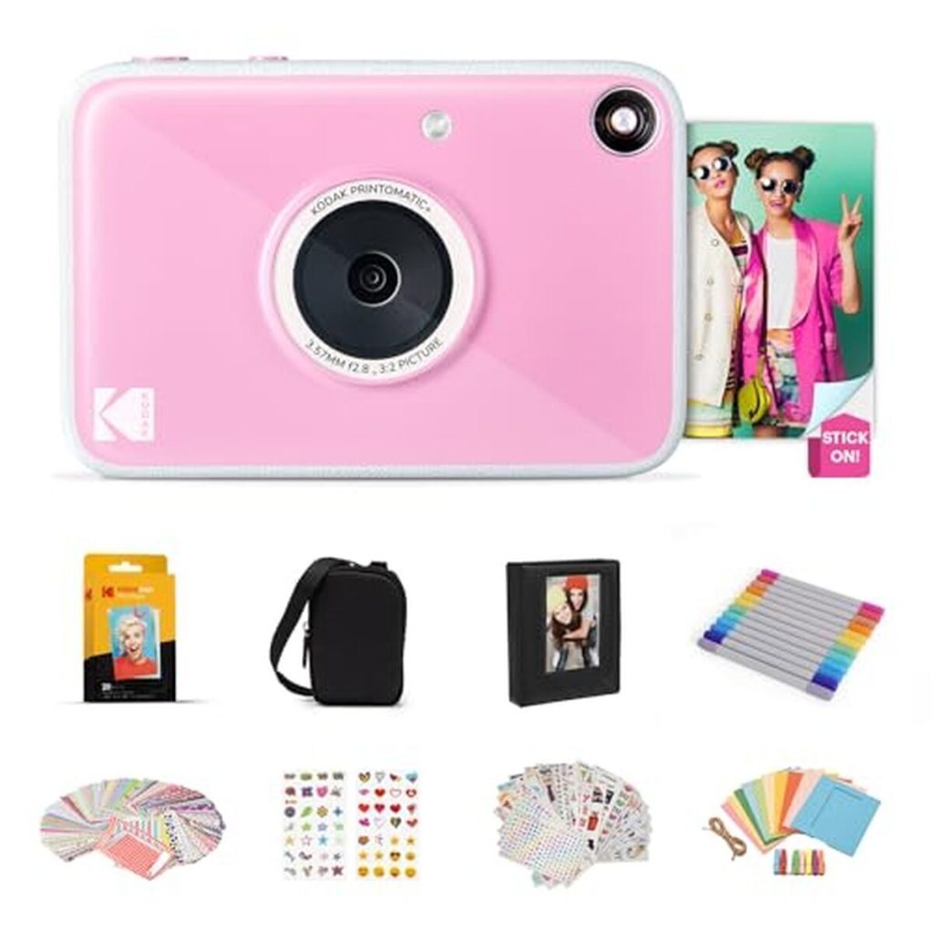 Test Kodak Printomatic+ : l'appareil photo instantané complet en rose