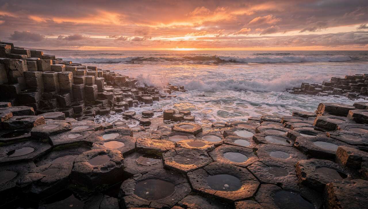 La chauss&eacute;e des g&eacute;ants : merveilles g&eacute;ologiques &agrave; explorer