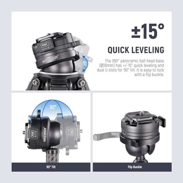 Découvrez notre test détaillé du trépied neewer LITETRIP LT32 : compact, léger et polyvalent pour toutes vos aventures photographiques