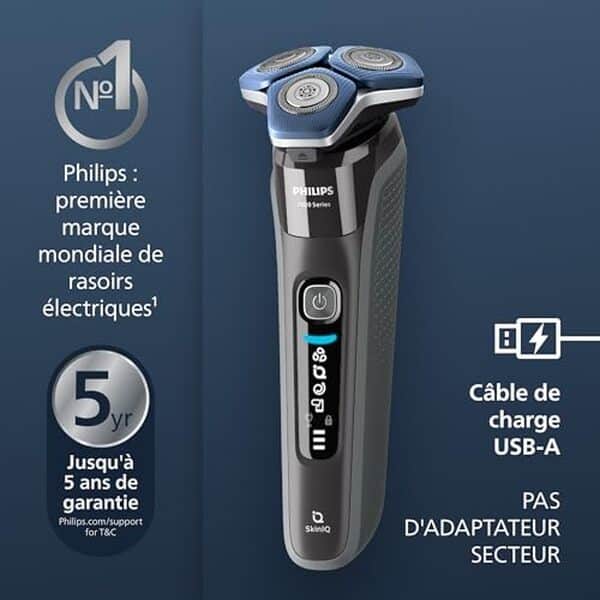 Découvrez notre revue complète du rasoir électrique Philips Série 7000 S7887/35 : explorez sa performance exceptionnelle et sa polyvalence adaptée à tous vos besoins de rasage