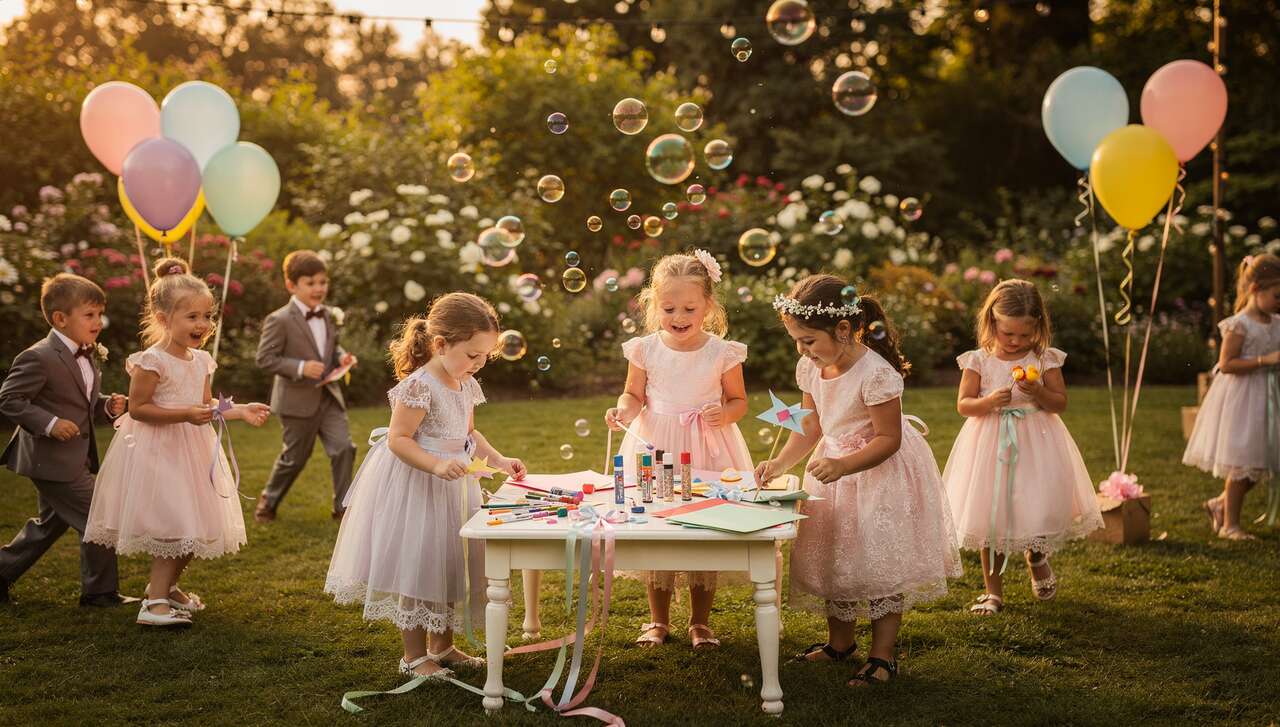 Comment occuper les enfants le jour de votre mariage : idées et activités amusantes