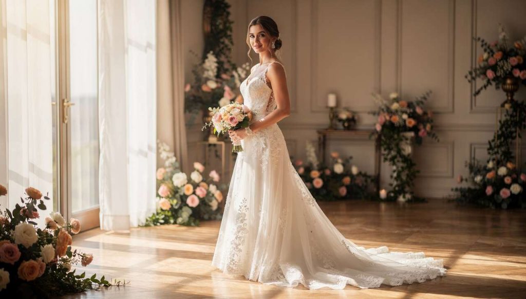 Les avantages de louer sa robe de mariée