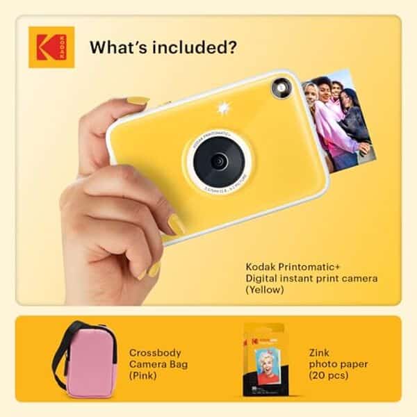Découvrez notre test détaillé du Kodak Printomatic+ 10MP en rose et jaune : une touche de couleur pour immortaliser vos moments instantanément.