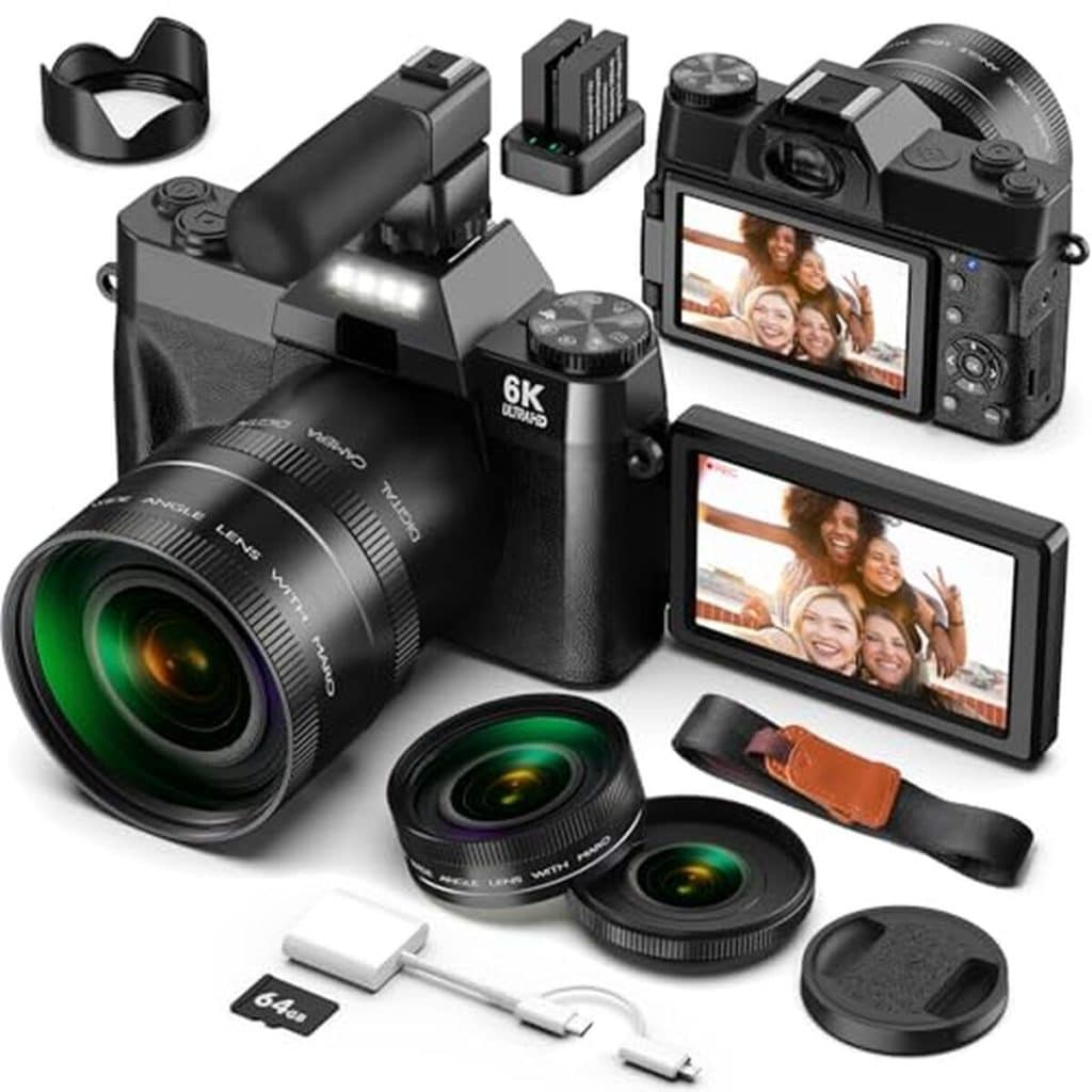 Test : appareil photo numérique compact 6K 64MP pour vlog et voyage