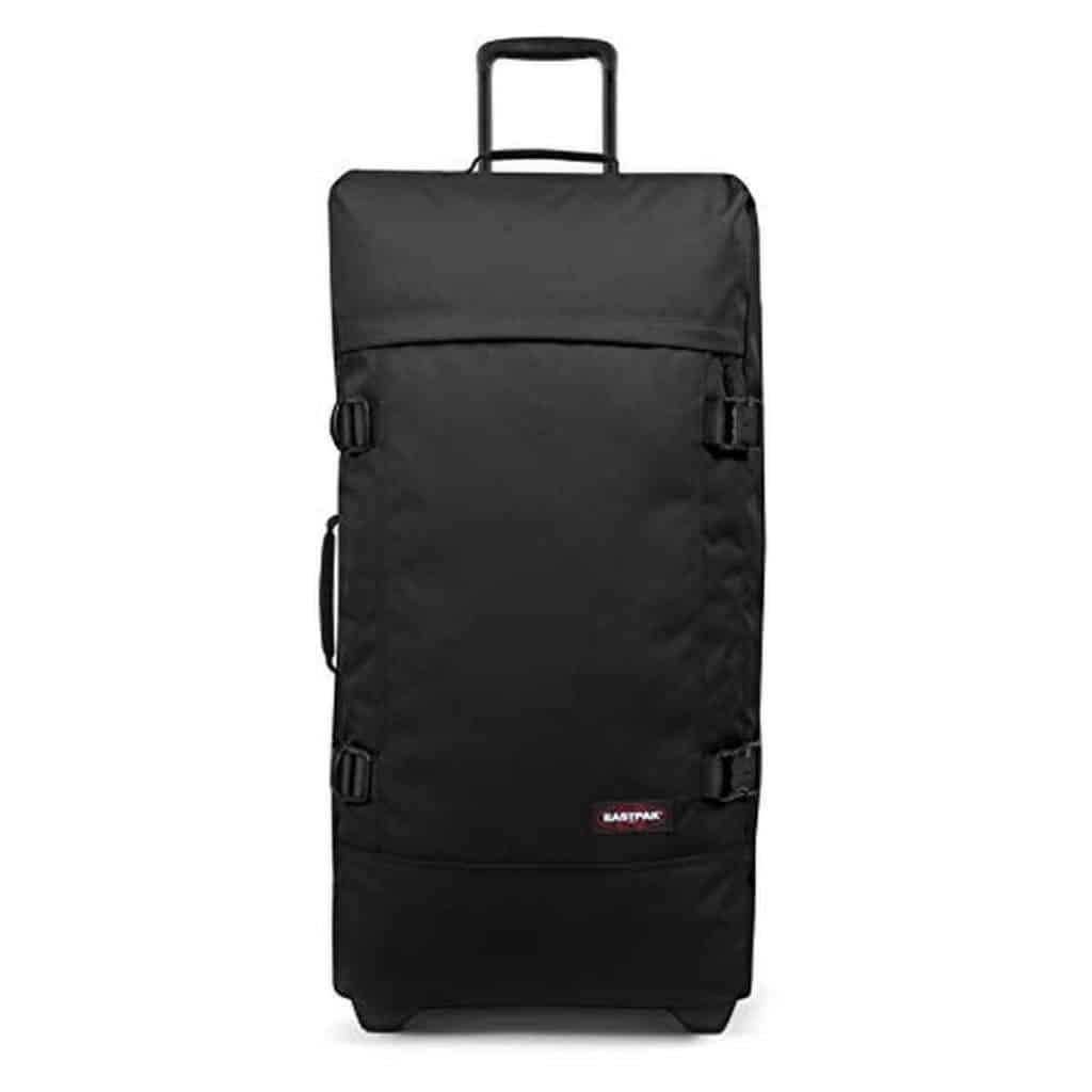 Test de la valise Eastpak Tranverz L : grande capacité et élégance en noir
