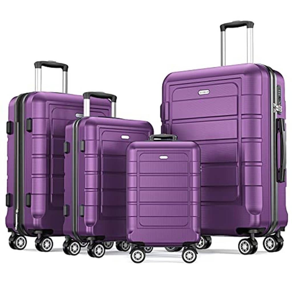 Test valise SHOWKOO : lot de 4 bagages rigides et durables