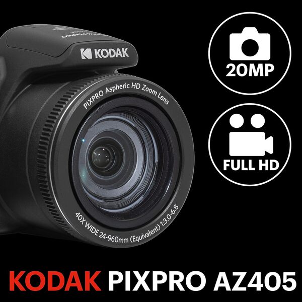 Découvrez le kodak pixpro astro zoom az405 : analyse complète de son puissant zoom et de sa performance vidéo en full hd.